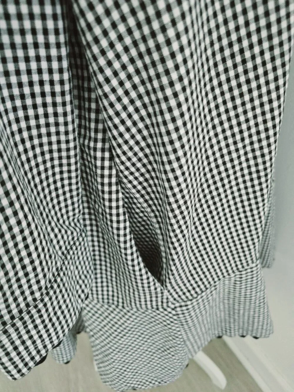 Tuckernuck Black Gingham Cotton Hemp Ric Rac Callahan Shirt Dress Size XXL 2X - Picture 7 of 13